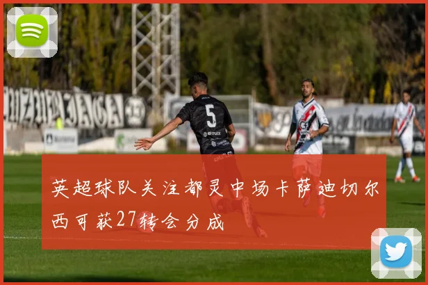 英超球队关注都灵中场卡萨迪切尔西可获27转会分成